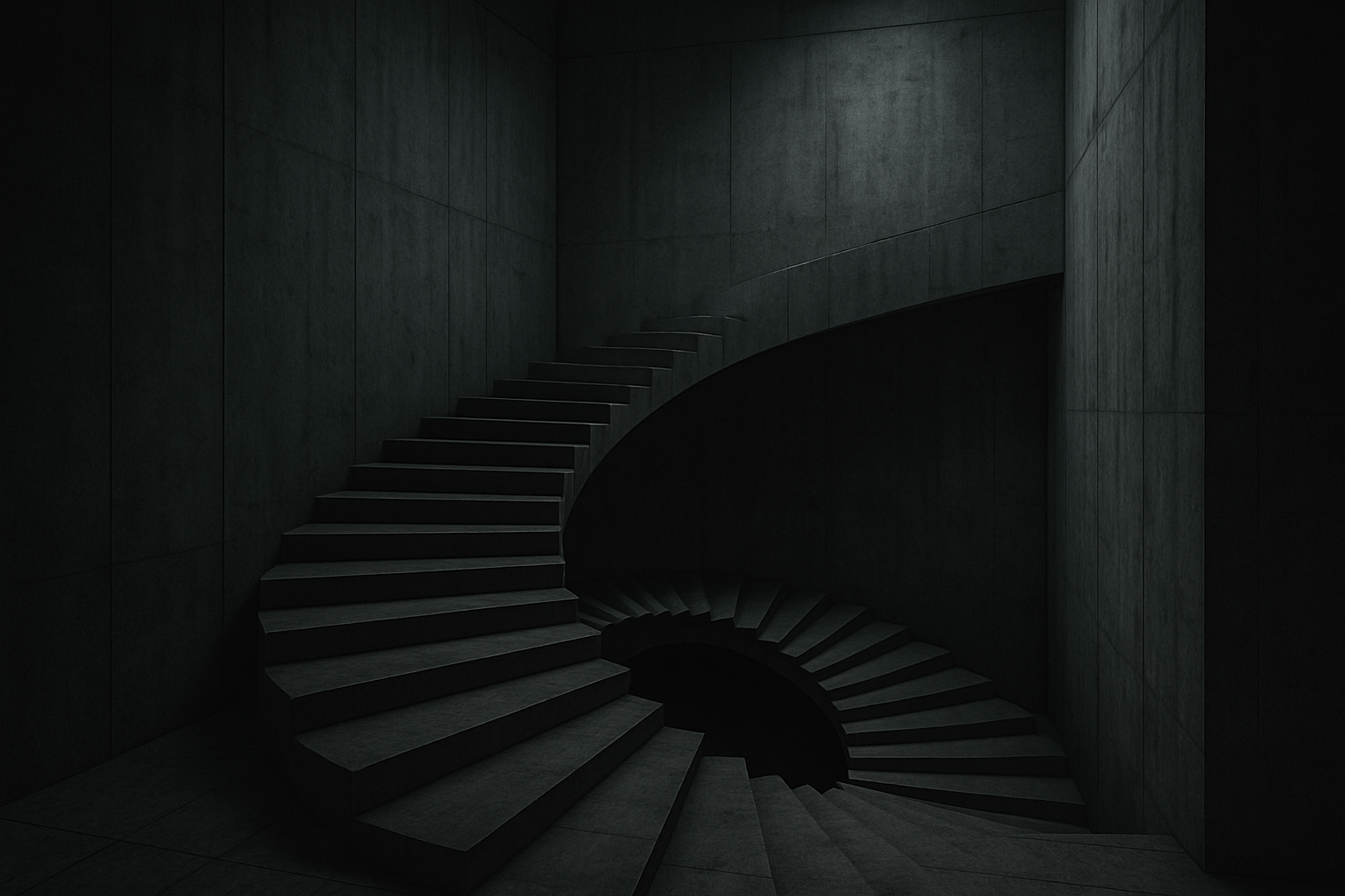 Spirale ins Dunkel